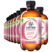 The Gutsy Captain Kombucha Zero Raspberry 400ml