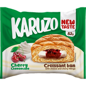 Karuzo Cherry Cheesecake Croissant Bun 82g