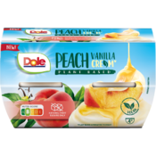 Dole Peach Vanilla Cream plant based 4x123g