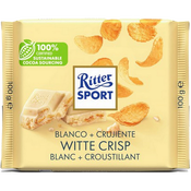 Ritter Sport Witte Crisp Chocoladereep 100g