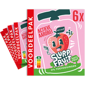 Servero Slurpfruit Actieve Aardbei 6x90g