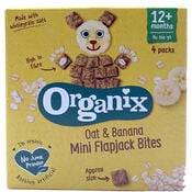 Organix Oat & Banana Mini Flapjack Bites 4x20g