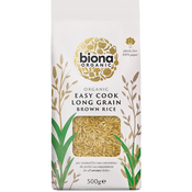 Biona Organic Easy Cook Long Grain Brown Rice 500g