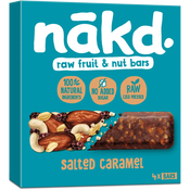 Nakd Salted Caramel Fruit- & Notenrepen 140g