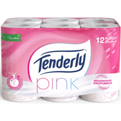 Tenderly Pink toiletpapier 12st