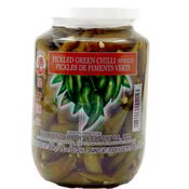 Cock Pickled Green Chilli 454g