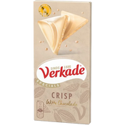 Verkade crisp witte chocolade 90g