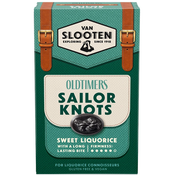 Van Slooten Oldtimers Sailor Knots Sweet Liquorice 235g