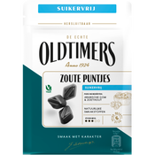 Oldtimers Zoute Puntjes Suikervrij 100g