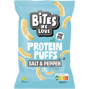 BitesWeLove Protein Puffs Salt & Pepper 75g