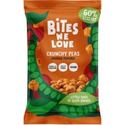 BitesWeLove Crunchy Peas Smoked Paprika omhulde erwten paprika smaak 30g