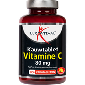 Lucovitaal Vitamine C 80mg Citroensmaak 800 Kauwtabletten
