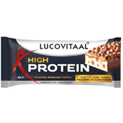 Lucovitaal High Protein Reep Crunchy Amandel Toffee 35g