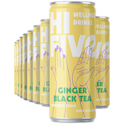 Hi-Five Ginger Black Tea Prebiotic Soda 250ml