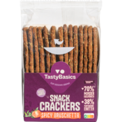 TastyBasics Snack crackers spicy bruschetta 140g