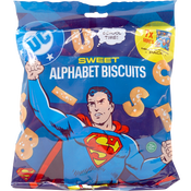 Superman Sweet Alphabet Biscuits 105g