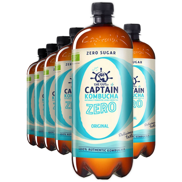6st The Gutsy Captain Kombucha Zero Original 1l