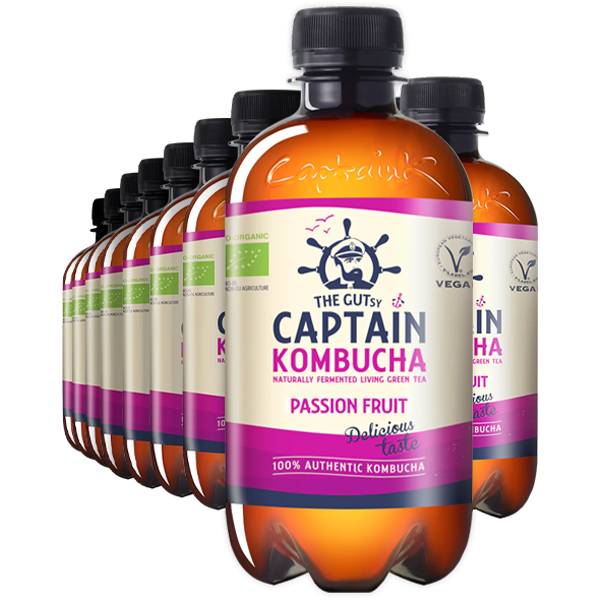 12st The Gutsy Captain Kombucha Passionfruit 400ml