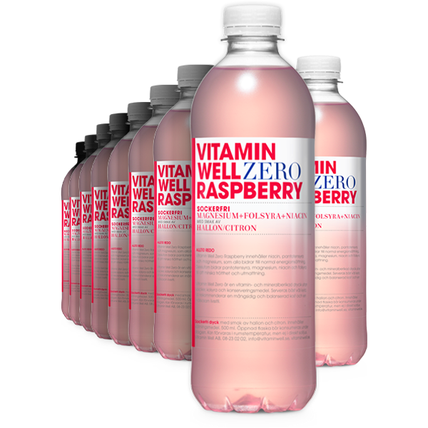 12st Vitamin Well Zero Raspberry 500ml