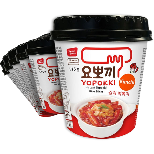 6st Yopokki Instant Topokki Kimchi 115g