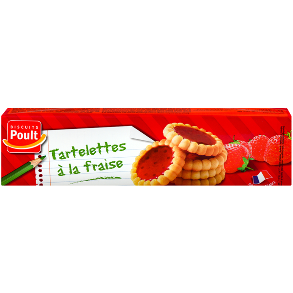 Poult Aardbeientaartjes 150g