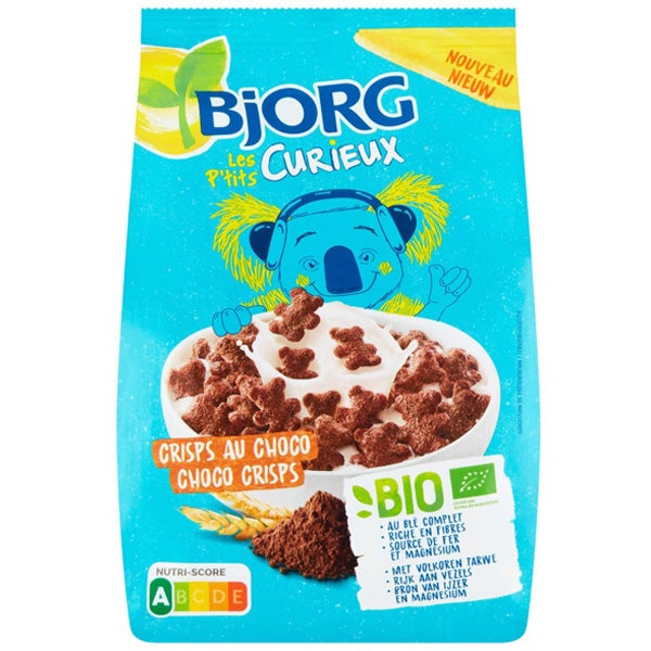 Bjorg Crisps au Choco ontbijtgranen 250g
