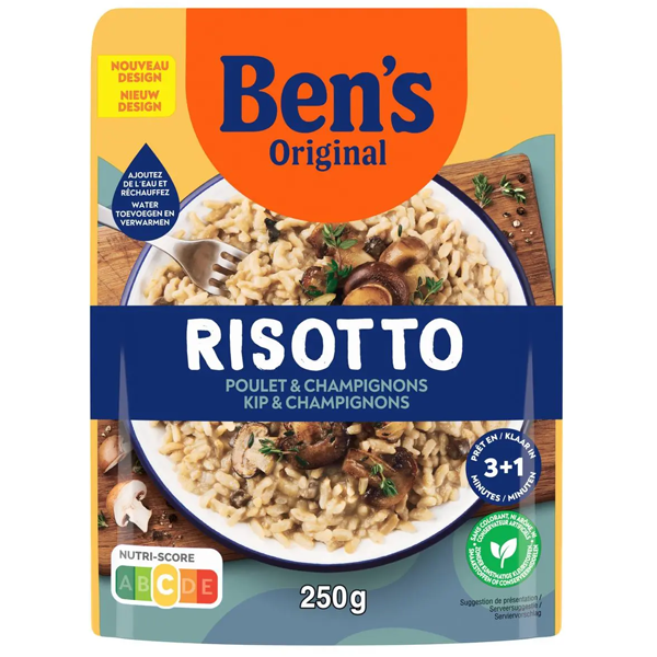 Ben's Original Risottorijst met kip en champignons 250g