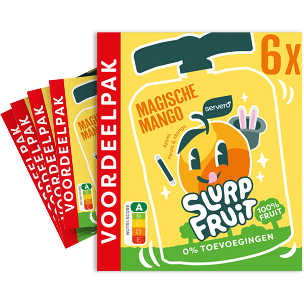 5st Servero Slurpfruit Magische Mango 6x90g