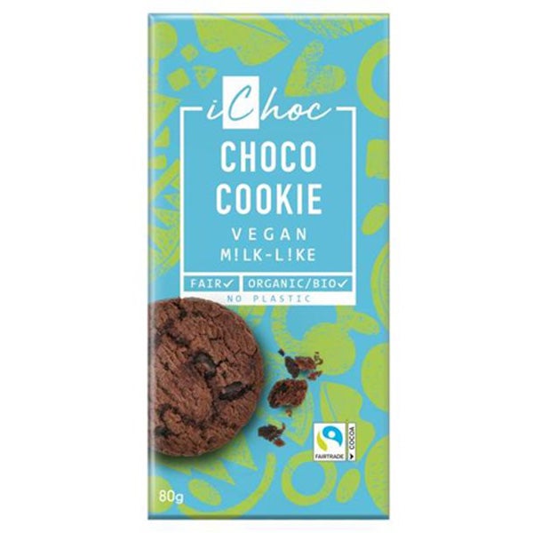iChoc Choco Cookie chocoladereep 80g