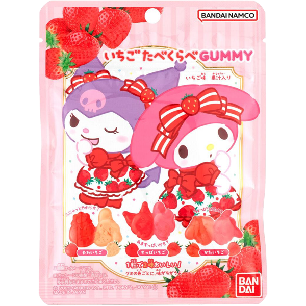 Bandai Sanrio Strawberry Gummies 38g