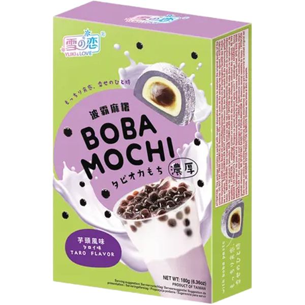 Yuki & Love Boba Mochi Taro Smaak 180g