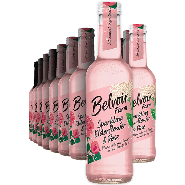 12st Belvoir Farm Sparkling Elderflower & Rose 275ml