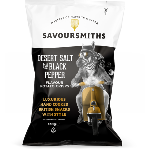 Savoursmiths Desert Salt & Pepper Chips 130g