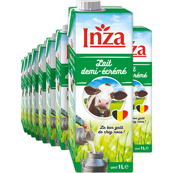 12st Inza Halfvolle Melk 1l