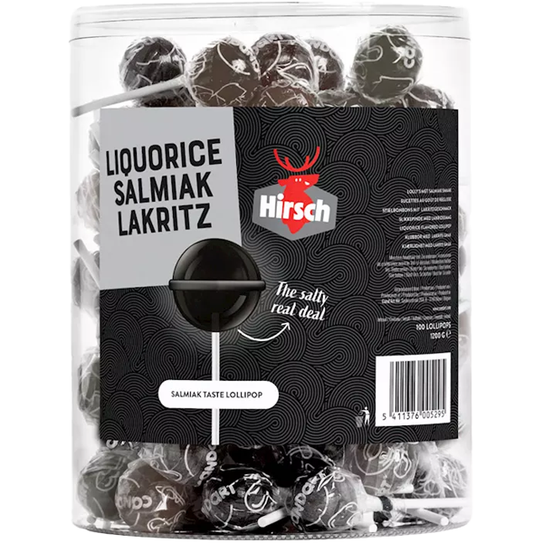 Hirsch Salmiak Lolly's 1,2 kg