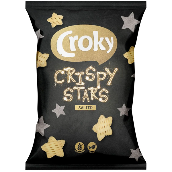 Croky Salted Crispy Stars 100g