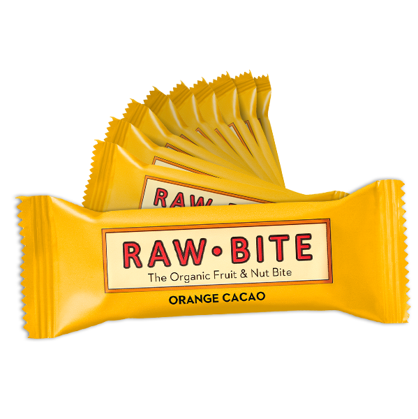 12st Raw Bite Orange Cacao reep 50g