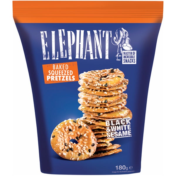 Elephant Pretzels Sesam 180g