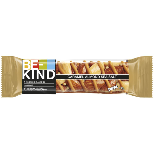 Be-Kind Karamel Amandel & Zeezout 40g