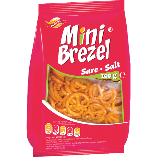 Dunicec Mini Brezel Salt 100g