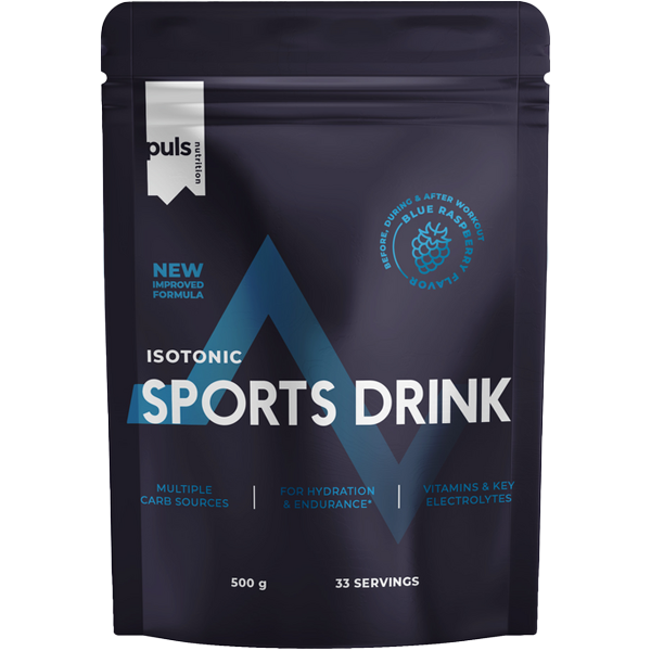 Puls Isotonic Blue Raspberry Sports Drink 500g