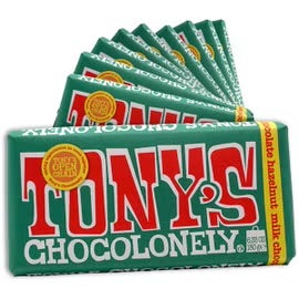 15st Tony's Chocolonely Milk Hazelnut reep 180g
