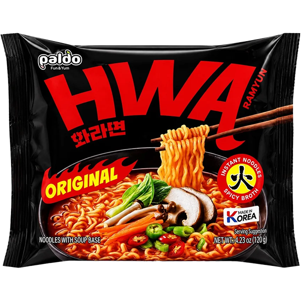 Paldo Hete & Pittige Ramen Noedel Soep 120g