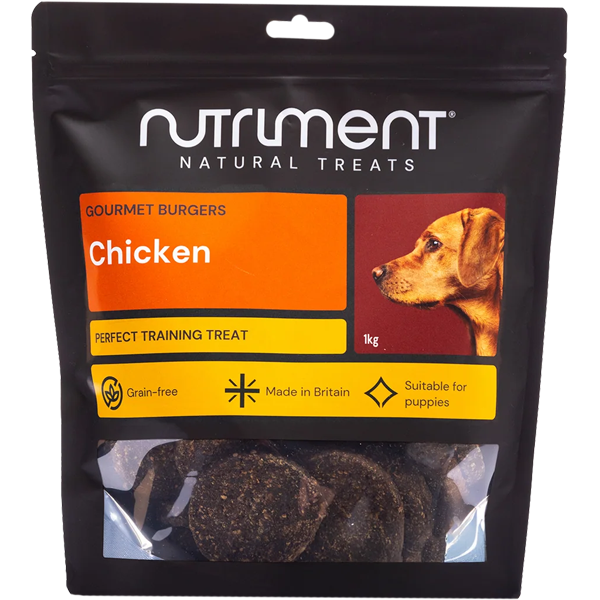 Nutriment Gourmet Burgers Chicken 1kg