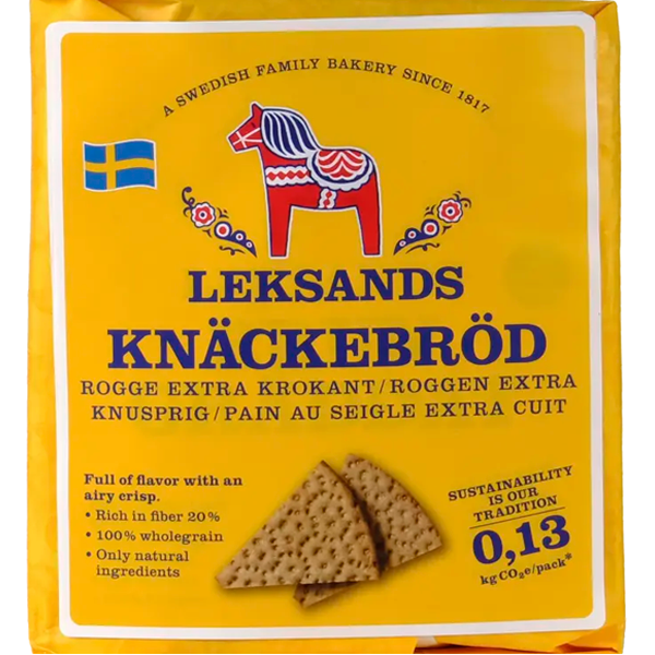 Leksands Knäckebröd Rogge Extra Krokant 200g