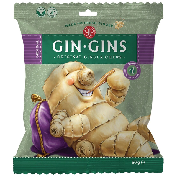 The Ginger People Gin Gins Original gember snoep 60g