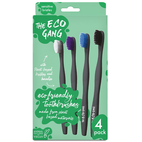 The Eco Gang Plant Based Tandenborstels 4st