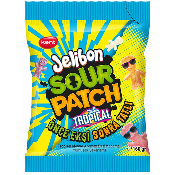 Kent Jelibon Sour Patch Tropical 160g