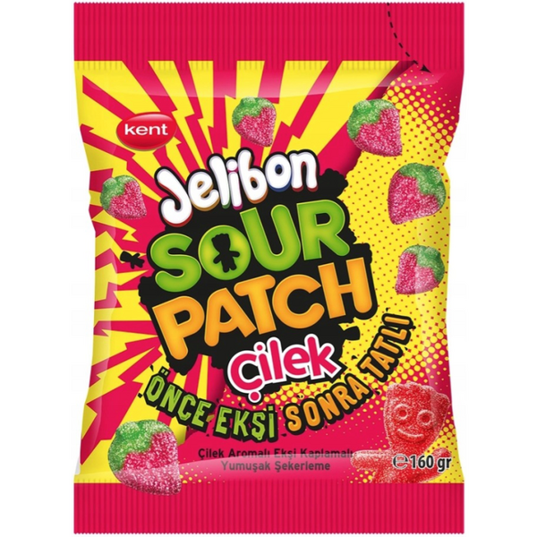 Kent Jelibon Sour Patch Aardbei 160g