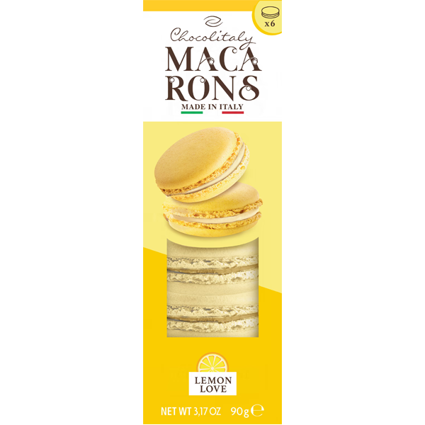Chocolitaly Macarons Lemon Love 90g